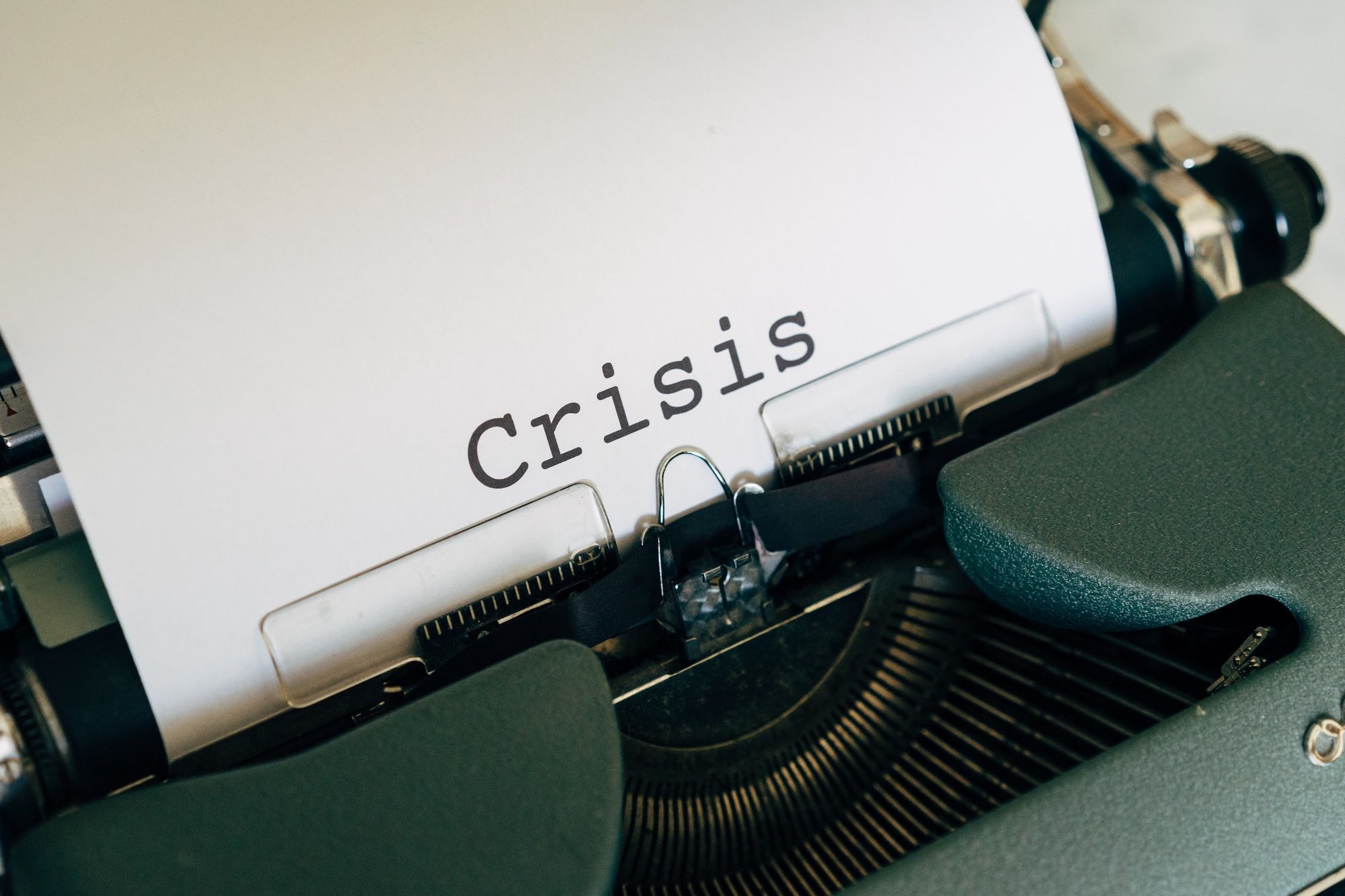 Confidence in a crisis